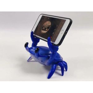 Haut-parleur Bluetooth sans fil avec support de t&eacute;l&eacute;phone (bleu) - Neuf