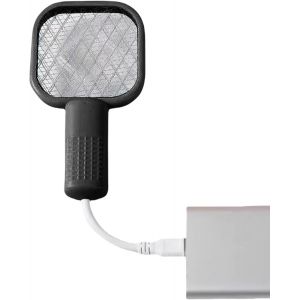 Raquette Anti Mouches - Zappeur D'insectes &Eacute;lectrique,Lampe Luminetuse Avec Grille De S&eacute;curit&eacute; Pour Maison Cuisine Int&eacute;rieur Ext&eacute;rieur - Neuf