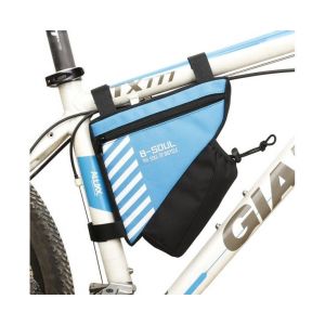 Sacoche De V&eacute;lo Triangulaire &Eacute;tanche &iquest; 1,5 L, Anti-Poussi&egrave;re, Pour Tube Avant De V&eacute;lo De Route Et De Montagne &iquest; Installation Facile, Durable Et L&eacute;g&egrave;re - Neuf