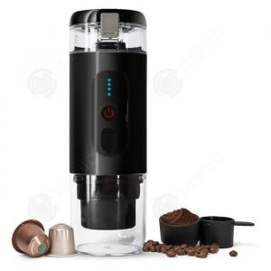 INN Machine &agrave; caf&eacute; mini portable &eacute;lectrique multifonctionnel cafeti&egrave;re voyage auto-chauffante pour voitur capsules et caf&eacute; poudre - Neuf