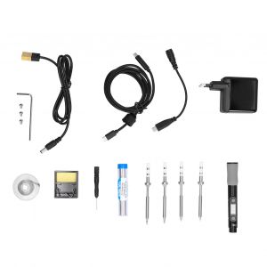 XYONG Kit de fer a souder electrique avec adaptateur secteur SQ-D60B, prise UE noire 100-240 V - Neuf