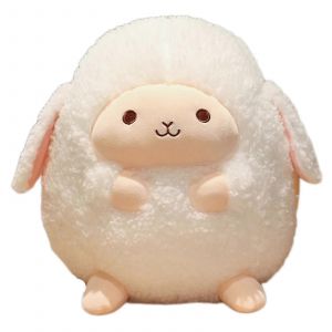 Oreiller en peluche en forme de mouton, doux et mignon, poupée en forme de petit mouton, jouet créatif pour couple, poupée de chiffon, cadeau d'anniversaire-30CM - Neuf