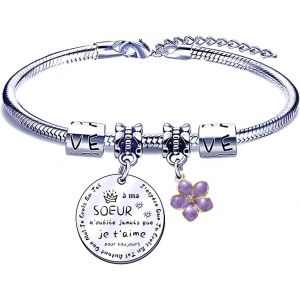 Christmas Gift Sister Gift Woman Sister Bracelet Woman Gift Sister Bracelet Sister Gift Birthday Sister Gift Graduation Sister Jewellery Woman Sister Gift - Neuf