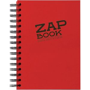 Yemaesre-8355ccarnet Spiralé Zap Book - 160 Feuilles Papier Croquis 100% Recyclé - A5 14,8x21 Cm 80g - Couleur De Couverture Aléatoire (4 Coloris Vifs Possible) - Neuf