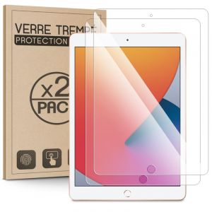 &Eacute;cran Protection en Verre Tremp&eacute; pour Apple iPad 9 10.2 (2021) [Pack x2] - Neuf