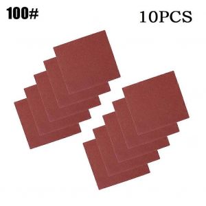 10pcs Papier De Verre 110x100mm Rouge Abrasif Papier De Pon&ccedil;age Papier De Sable 60-1000grit Polisseuse Meulage Papier De Verre - Neuf