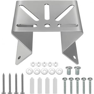 KALANKA-Support d'angle en M&eacute;tal pour eufy soloCam s340, Support d'angle Camera Exterieur, Support Camera Exterieur Acier Inoxydable, pour Cam&eacute;ra PTZ, pour Int&eacute;rieur et Ext&eacute;rieur - 82 x 65 x 60 mm - Neuf