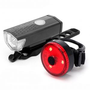 Ensemble D'eclairage Led Pour Velo, Rechargeable Par Usb, Eclairage Avant Et Arriere, Etanche Ipx4, Pour Vtt Et Velos De Route - Neuf