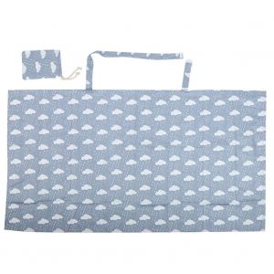 Housse De Poussette D'allaitement En Coton Pour Bebe, Siege Auto, Auvent, Echarpe D'allaitement, Type B, Avec Sac De Rangement - Neuf