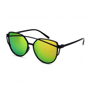Unisexe Protection Uv Sport Ext&eacute;rieur Pc Cadre Ac Lens Lunettes De Soleil (Lentille Verte) - Neuf