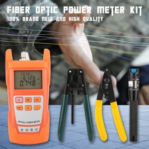 Kit d'outils FTTH 10 en 1 pour fibre optique, wattmetre FC-6S, cliveuse optique - Neuf