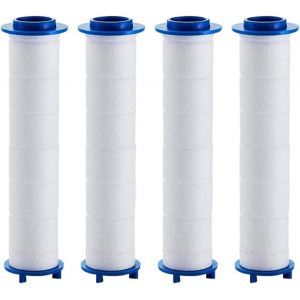 LKJKJ-4 pièces Douchtte Universelle Filtre Remplaçable pommeau de douche anti calcaire Ions Négatifs u200bpour pommeau de douche de amovible filtre anti calcaire filtre douche anti calcaire (8 * 2.5 - Neuf