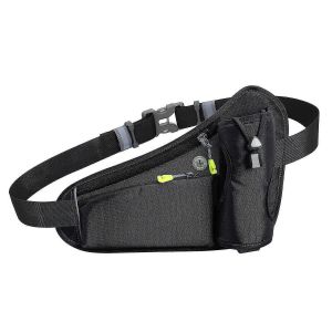 Sac de ceinture d'hydratation sportive Ceinture de course Sac banane avec porte-bouteille d'eau pour hommes femmes course - Neuf