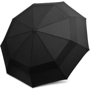 YEMAESRE-Homme Femme Automatique Parapluie Pliant Coupe-Vent Entrepr Voyage Ombrelle Grand Étanche Portable Parapluie De Voyage - Neuf