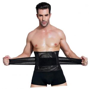 Ceinture Amincissante Pour Homme, Accessoire D'entra&icirc;nement Pour Bruler Les Calories, Noir - Neuf