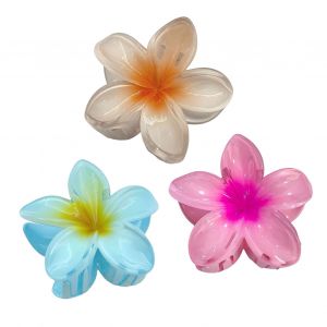 Pince À Cheveux En Forme De Fleur Pour Fille, 3/6 Pièces, Pince À Cheveux Antidérapante, Dents Arrière, Tête De Requin, Accessoires Pour Cheveux-B - Neuf