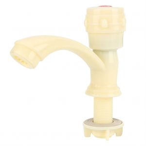 HJLIAN Robinet de salle de bain en plastique ABS, robinet de lavabo, robinet de cuisine a eau froide simple - Neuf