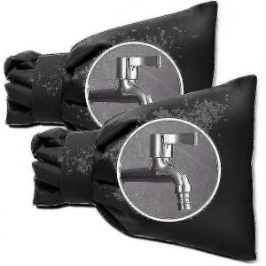 Couvercles de robinet extérieur pour l'hiver,Couvercle pour robinet de tuyau de jardin extérieur,paquet de 2 noir - Neuf
