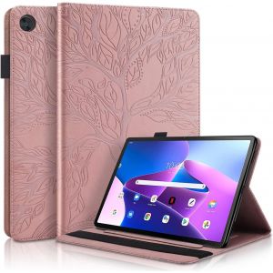 LORANKA-Coque Lenovo Tab M10 3rd Gen 10.1 Pouces 2022,PU Cuir Cover Tablette Housse de Protection Porte-Crayons Portefeuille Tablet &Eacute;tui Lenovo Tab M10 3rd Gen 10.1"" 2022 TB-328FU/TB-328XU,Rose Gold - Neuf