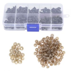 Yeux et nez en plastique avec rondelles pour poupee en peluche, ours en peluche, animaux en peluche, accessoires de bricolage - Neuf