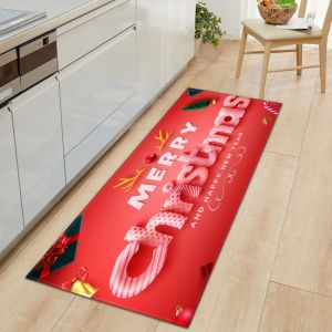 No&euml;l &Agrave; La Figure De No&euml;l Tapis Antid&eacute;rapant De No&euml;l &Agrave; Imprimer Tapis - Neuf