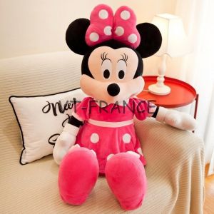Peluche Disney Mickey Minnie, Modele: Minnie Rose, Taille: 70cm - Neuf