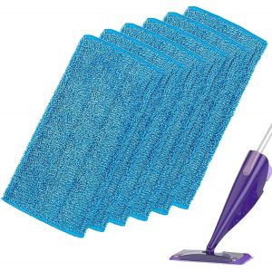 chiffons réutilisables de rechange pour serpillères en microfibre Swiffer WetJet Spray, chiffons de rechange pour le nettoyage des sols Flash Powermop - Neuf