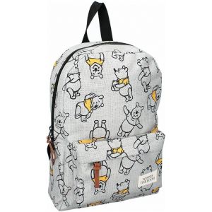 TRAHOO-- Sac à dos pour garcon - Winnie l'Ourson - Disney - Enfant - Ecole - Maternelle - Garderie - Crèche - Cartable garçon - Taille 33 cm - Bretelles réglables - Idée Cadeau - Neuf