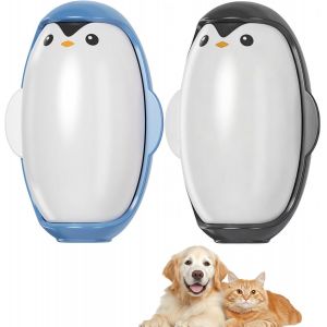 JGD-Lot de 2 rouleaux &agrave; peluches portables, lavables, r&eacute;utilisables, pour poils d'animaux, poussi&egrave;re et salet&eacute; sur les surfaces (bleu et noir) - Neuf