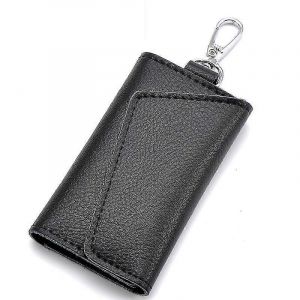 Cuir V&eacute;ritable Trousseau De Femmes, D'Hommes D&eacute;tenteur De La Cl&eacute; Organisateur De Poche De Vache Split Cl&eacute; De Voiture Porte-Monnaie Femme De M&eacute;nage-Cl&eacute;s De La Carte Mini-Sac - Neuf