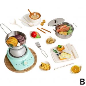 Veritable cuisine pour enfants, ensemble de cuisine, jouets de cuisine, mini cuisine - Neuf