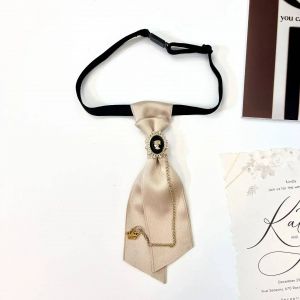 Petit Noeud Papillon Vintage Pour Hommes Et Femmes,Style Coll&egrave;ge,Costume,Chemise,Pull,Accessoires,Ruban Fait &Agrave; La Main,Col En Strass,Cravates &Agrave; Fleurs--8 - Neuf