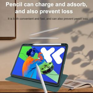 Cover pour Honor Pad X8a Coque Case avec Emplacement pour Stylo/Support pivotant &agrave; 360&deg; Cuir PU + Acrylique Transparent Coque pour Honor Pad X8a 11"" (2024) Case - Neuf