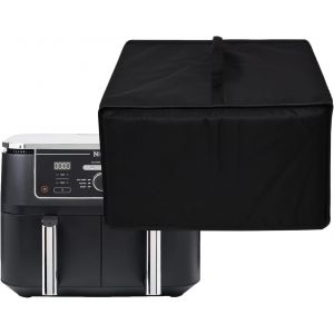 Air Fryer Cover Heat Resistant Waterproof Dustproof Protective Cover for Ninja Foodi MAX Dual Zone Air Fryer AF400/Dual Zone Air Fryer AF300 (Black) - Neuf