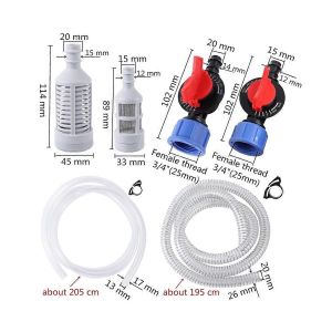 Kit de fertilisation Venturi &agrave; filetage m&acirc;le,injecteur d'engrais automatique,raccords d'arrosage goutte &agrave; goutte (2 pouces) - Neuf