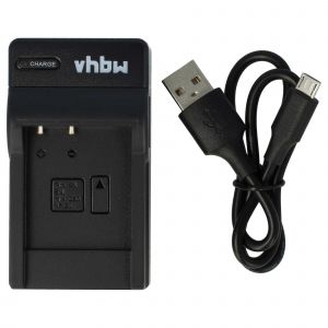 Chargeur USB compatible avec Sony Cybershot DSC-W330, DSC-W350, DSC-W380, DSC-W510 Camescope/Akku - Charge, Chargement, 4,2 V - Neuf