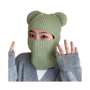 Bonnet &Eacute;charpe Tricot&eacute; &Agrave; Oreilles D'ours Bestjia - Protection Auditive D'hiver Unisexe, Confortable Et &Eacute;l&eacute;gant, Parfait Pour Les Aventures Par Temps Froid ! - Neuf