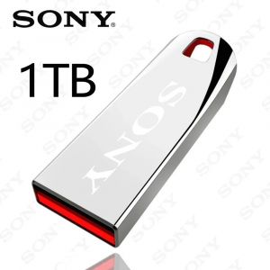 pour SONY Flash Drives 2 To Usb 3.0 Mini clé USB en métal haute vitesse 1 To 512 Go clé Portable étanche mémoire stockage U disque Silver 1TB - Neuf