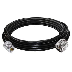 N m&acirc;le &agrave; N femelle c&acirc;ble coaxial RF &agrave; faible perte RG58 c&acirc;ble d'extension pour Wifi/routeur/antenne 3G/4G/LTE c&acirc;ble de type N m&acirc;le &agrave; femelle 16.4ft (5M) - Neuf
