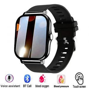 Sports de plein air montre intelligente appel sans fil informations rappel papier peint changement hommes et femmes &eacute;tanche Smartwatch 2025 Black - Neuf