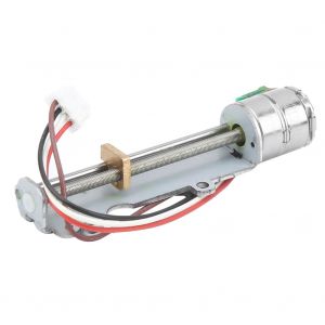 XYONG Mini moteur pas a pas avec tige filetee et ecrou coulissant, petite table coulissante, mouvement avant/arriere - Neuf