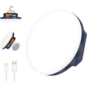 9900mah Portable Lanterne De Camping, 2000lm Batterie Rechargeable De Banque De Puissance De La Tente De La Lumière, Ip65 Imperméabilisent La Lampe De Led, Idéal Pour Le Camping - Neuf