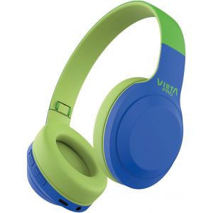 STOREYI-Kids 2-Écouteurs Sans Fil De Diameda Pour Enfants (Bluetooth,Radio Fm,Micro Intégré,Entrée Auxiliaire,Lecteur Micro Sd,Pliable,Autonomie 15 Heures) (Vert) - Neuf