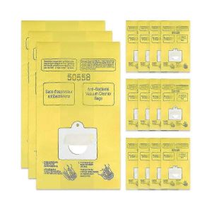 15PCS Sacs d'aspirateur de remplacement compatibles avec le type de cartouche C / Q 50558 - Neuf