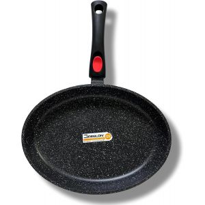 Subzonal-Grande Po&ecirc;le &Agrave; Poisson Ovale 36cm Fa&ccedil;on Pierre Tous Feux Dont Induction Sans Pfoa Cuisson Sans Mati&egrave;re Grasse Rev&ecirc;tement En Greblon C3+ De Technologie Allemande - Neuf