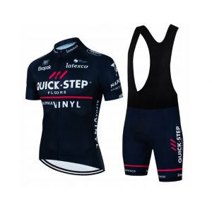 Maillot De Cyclisme Manches Courte Quick Step Et Cuissard A Velo - Neuf