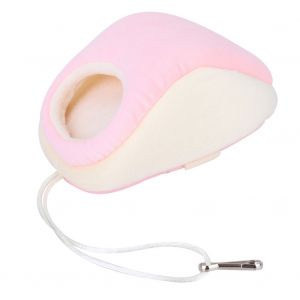 Hjlian Lit D'hiver Chaud En Peluche Pour Hamster, Cochon D'inde, Herisson, Mignon Et Douillet, Rose - Neuf