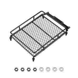 1/10 RC voiture toit en métal porte-bagages avec barre lumineuse LED - Neuf