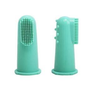 Brosse &Agrave; Dents Pour Chien, Brosse &Agrave; Dents En Silicone Verte 360&deg; Pour Le Nettoyage Des Dents, Les Soins Dentaires, Brosse &Agrave; Dents Pour Chiots, Chats Et Petits Animaux De Compagnie. - Neuf