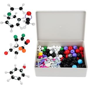 KAAQL-Kit Mol&eacute;cules Chimie Mod&egrave;le,307 Pcs Inorganique Biochimie Chimie Outil D'Aide Mod&egrave;le Mol&eacute;culaire Set Enseignant &Eacute;tudiant Tool Set Pour L'Apprentissage Raising Imagination Espace - Neuf